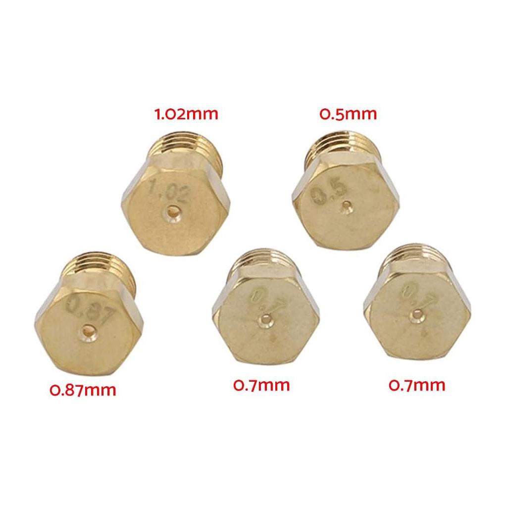 5x газовая плита горелки комплект для переоборудования сжиженного нефтяного газа форсунки форсунки пропана 70 87 70 50 102 варочные поверхности газовая плита газовые форсунки
