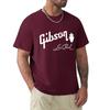 Gibson Les Paul Guitar Music Rock T Shirt Harajuku Short Sleeve T-shirt Cotton Graphics Tshirt Tops