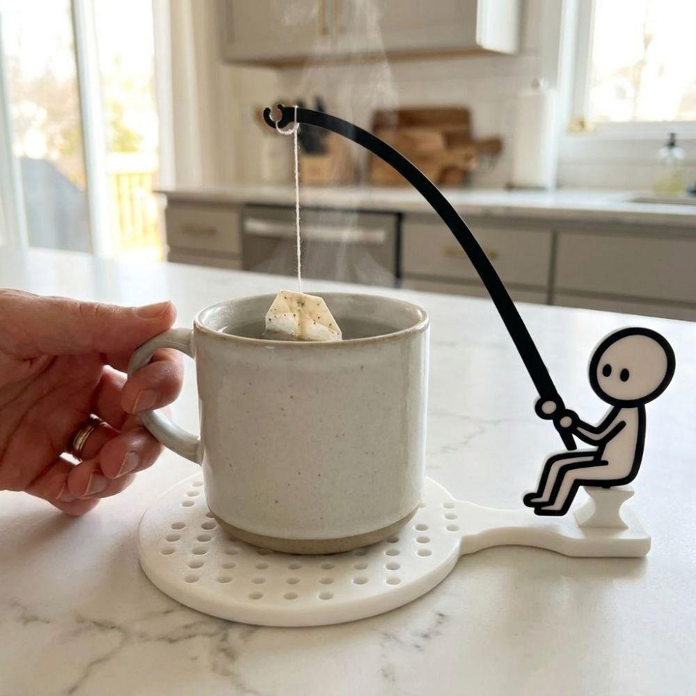 Portable Tea Bag Fixing Clip Heat-resistant Tea Bag Infuser Hanger  Kitchen Use
