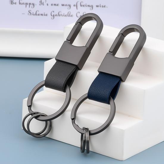 Изысканный антикоррозийный брелок для ключей, мужской деловой брелок для ключей, украшение для рюкзака