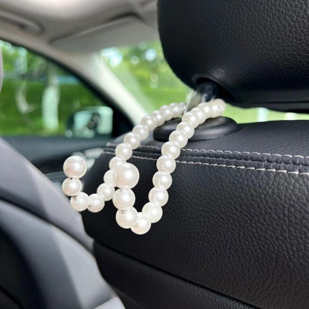 2Pcs Hanging Car Rear Seat Hooks Strong Storage Car Seat Headrest Hooks Car Accessories