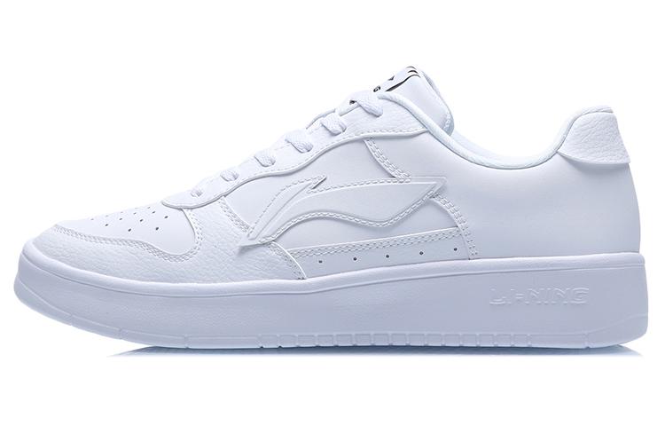 Li Ning Sycee Низкие кеды для скейтборда Мужские Жемчужно-белые AGCQ455-2