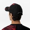 Mizuno Спортивная кепка N-XT Mesh - Ультрадышащая, с высокой вентиляцией, для бега - Черный/Красный - Один размер