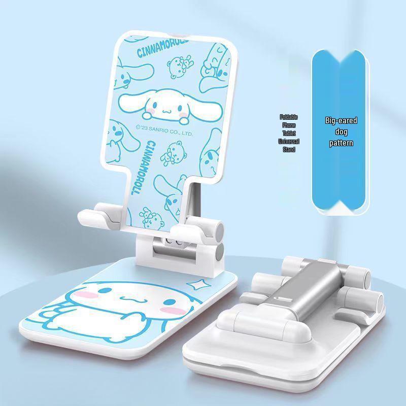 Foldable Rotating Phone Holder for Desktop Streaming and Watching