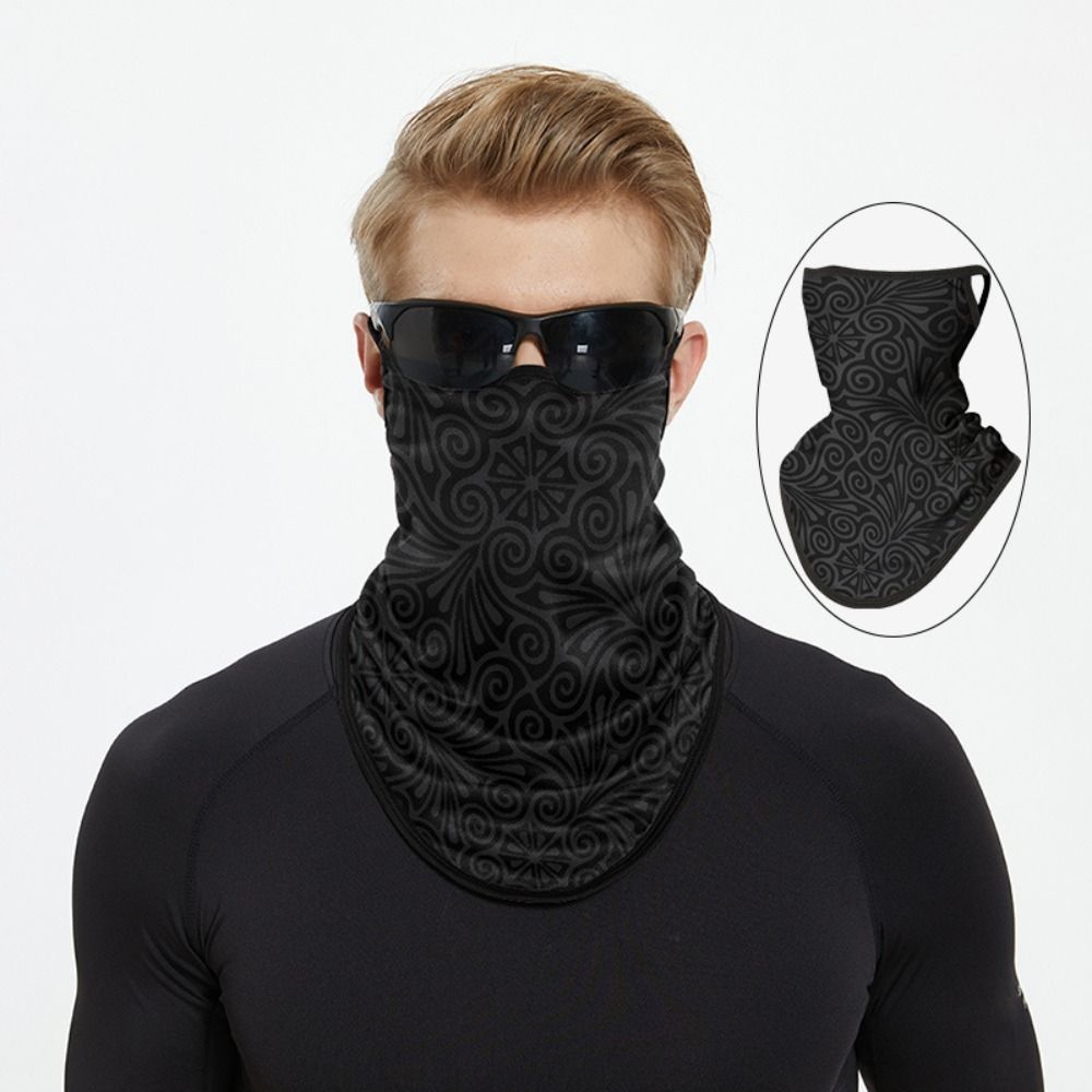 Ear-hanging Cycling Face Scarf Sun Protection Motorcycle Headscarf Hiking Camping
