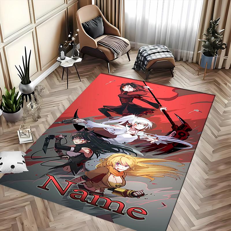 Custom personalization RWBY Volume Area Rug - Perfect For Kitchen, Bathroom,Laundry Room Decor Large Size Available,Gift All Seasons