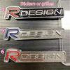 Стайлинга автомобилей наклейки решетки 3D значок эмблема для Vo + lvo Rdesign XC90 S60 V70 S80 S40 V50 V60 C30 S70 V90 аксессуары