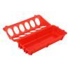 Flip Top Poultry Multipurpose 12 Holes Thickened Small Poultry Feeding Tray for Chicken Duckling