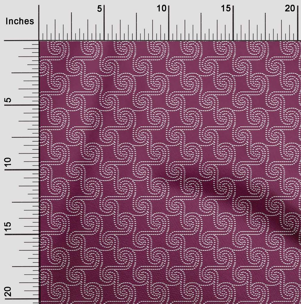 oneOone Ткань Cotton Flex Swirl с художественным принтом Sashiko для шитья BTY 40 дюймов