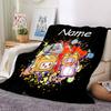 Customiz Name Personality LankyBox - Foxy  Blanket Soft &Warm Sofa Office Bed Travel Lunch Break Blanket, Gift Suitable All Seasons
