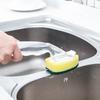 Кухонная нано-губка Чистящая щетка со сменными насадками для мытья посуды и очистки поверхностей