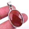 Natural Carnelian Gemstone Handmade 925 Solid Sterling Silver Pendant 1.50" L8w45