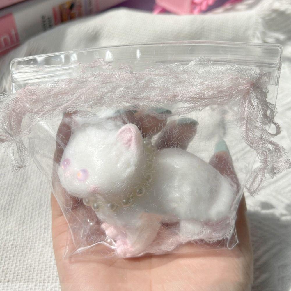 Kawaii Feel щипающая игрушка для пальцев креативная детская игрушка для снятия стресса плюшевые кошки игрушка с медленным отскоком