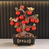 Lucky Persimmon Ruyi Resin Decorations Housewarming Gifts Foyer Living Room Furnishing Crafts Store Office Ornaments