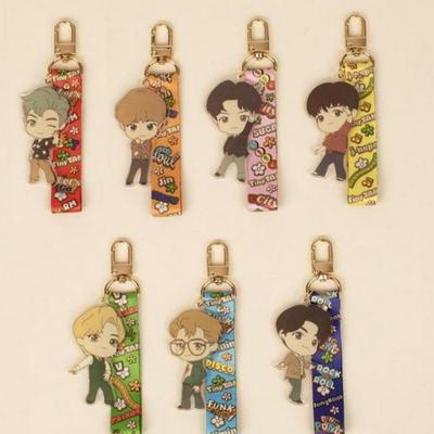 BTS TinyTAN Dynamite Акриловый ремешок Брелок Набор из 7 штук