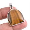 Натуральный драгоценный камень Тигровый глаз ручной работы из твердого серебра 925 пробы, подарочная подвеска 1,50 дюйма q7S68