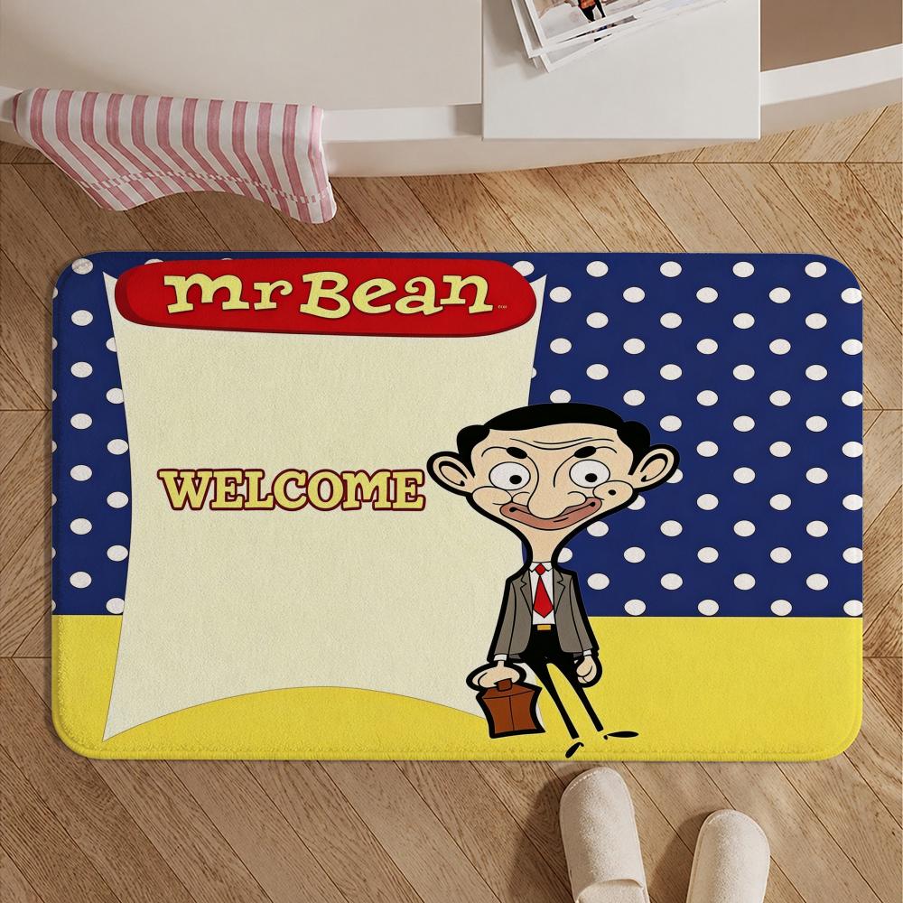 IP-Mr. BeanS Floor Mat Soft Non-Slip Bath Mat, Bedside Carpet, Absorbent Doormat for Home