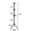 Simple Clothes and Hat Rack High Load-bearing Capacity Waterproof Floor Standing Coat Rack Living Room Organization and Storage