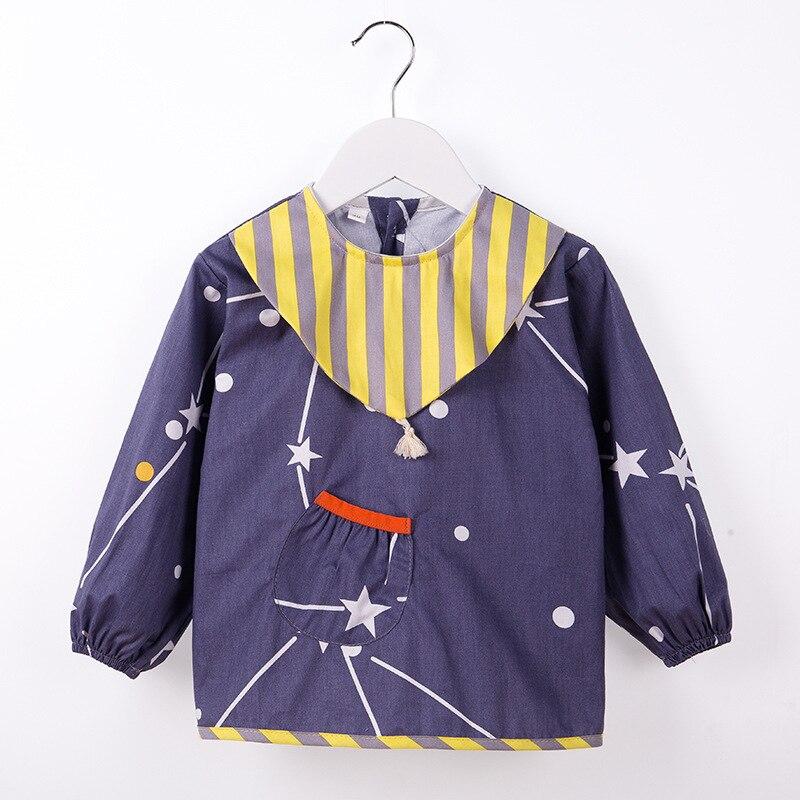 Милые детские нагрудники с героями мультфильмов, непромокаемые детские нагрудники для кормления детей с рисунком, фартук с длинными рукавами, тканевый нагрудник для кормления, аксессуары для детей 0-5 лет