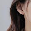 Korean Silver Pearl Hypoallergenic Earrings for Women - Simple, Trendy Design (2021)