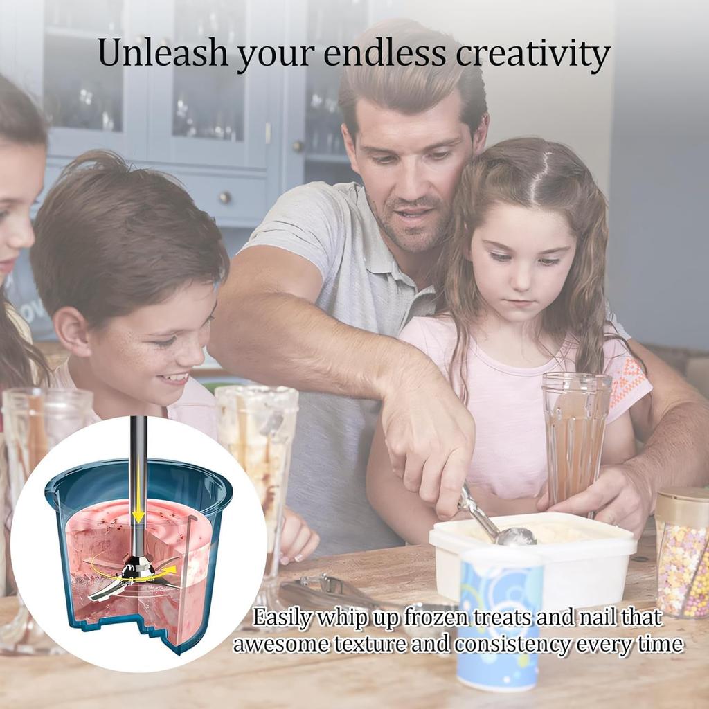 Replacement Paddle Blade for Ninja Deluxe NC501 Series Ice Cream Makers, Replacement for Ninja Creamerizer NC500, NC501, NC500C, NC501C, NC501H,