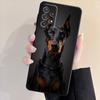 Мягкий чехол из ТПУ для телефона Samsung Galaxy A71 A31 A51 A22 A52 A23 A21s A72 A32 A33 A53 A13 A42 A41, чехол с изображением собаки добермана, сумка