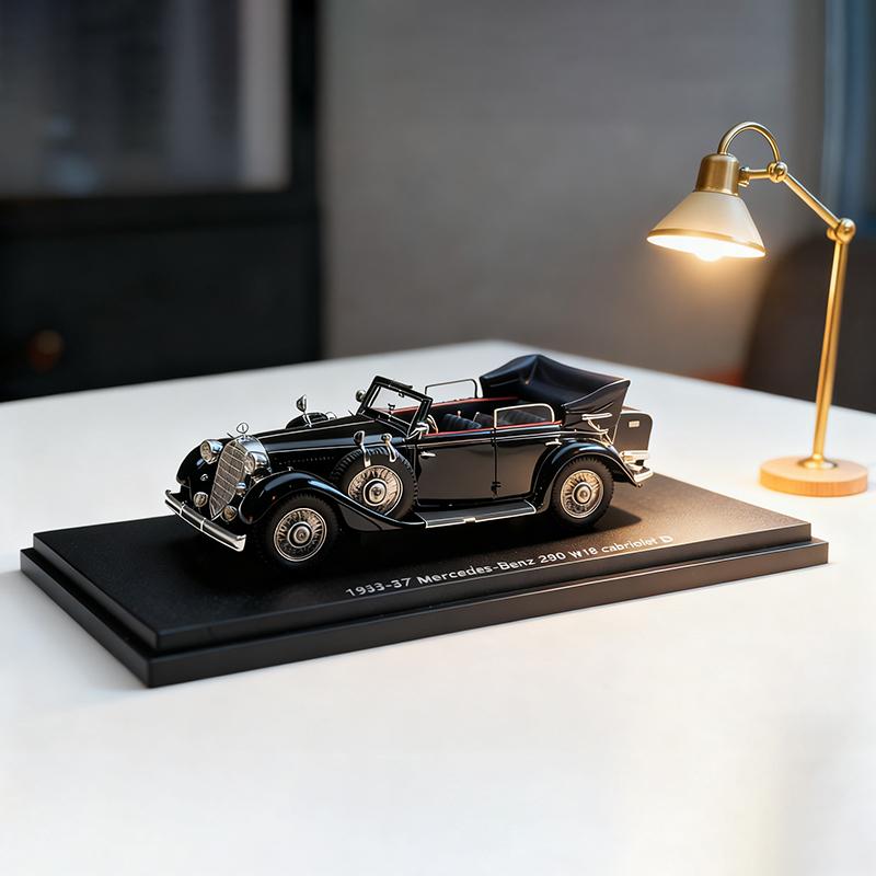 1:43 Ограниченная серия Смоляная модель Классического Автомобиля Стиль 1933 Benz и Ретро Скорая Помощь 1958 Высокодетализированная Коллекционная Модель Подарок Игрушка