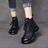 Soft-soled Boots, Short Boots, Women's Shoes, New Style Boots, Anti-slip, Fleece, Warm and Retro Boots