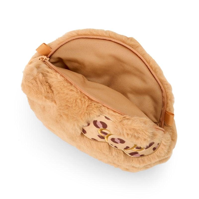 Sanrio Hello Kitty Face-Shaped Fur Bag ( Brown ) Japan NEW Sanrio Characters