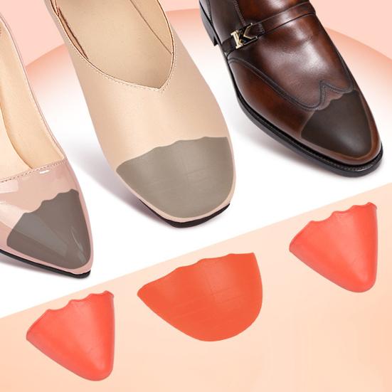 1 пара пенопластовых заглушек для пальцев, фиксирующих мешковатую обувь, утолщенный дизайн, мягкая текстура, подушечки половинного размера, женские и мужские аксессуары