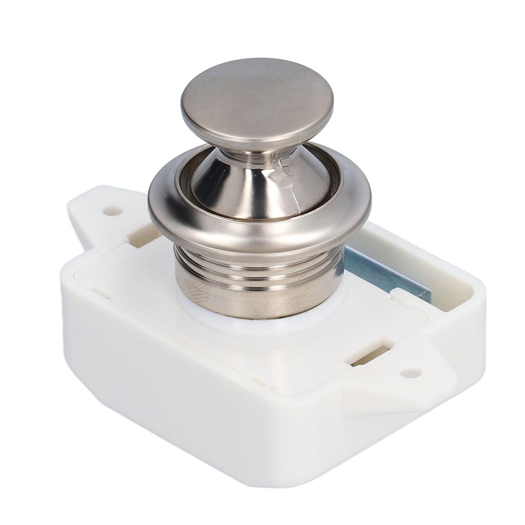 Push Button Latch Cabinet Catch Lock Door Knob Universal for Yachts Motorhome Camper Caravan
