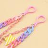 Double Layer Heart Waist Chain Rainbow Cross Pants Chain Resin Star Belt Chain  Trousers