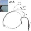 MUQZI Sports Accessory Stainless Steel Anti-Winding Fishing Swivel String Hook Fish Tackle Accessory