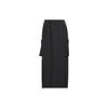 Originals Three Stripes Cargo Skirt Solid Color French Logo Workwear Style Sports Casual Long Skirt Women Skirts Black IY9493