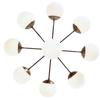 Gorgeous Mid Century Sputnik Chandelier 9 Light, Modern Handmade Brass Fixture