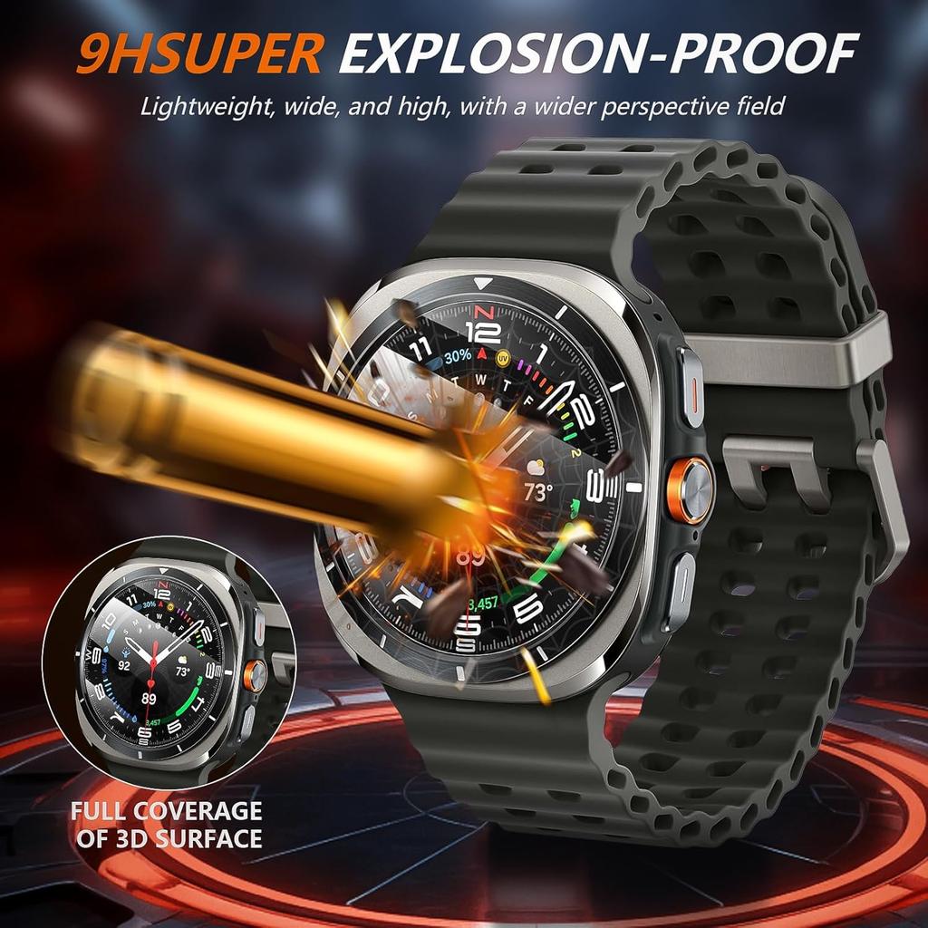 Закаленное Стекло Для Samsung Galaxy Watch Ultra 47 мм Аксессуары HD Clear Гидравлическая Пленка galaxy watch 8/8 classic Защитное Стекло
