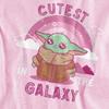 Star Wars: The Mandalorian Childrens/Kids Cutest In The Galaxy Grogu T-Shirt