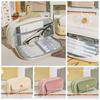 Korean Style Desktop Storage Pouch Multi-layer Stationery Bag Simple Pencil Bag  Office Supplies