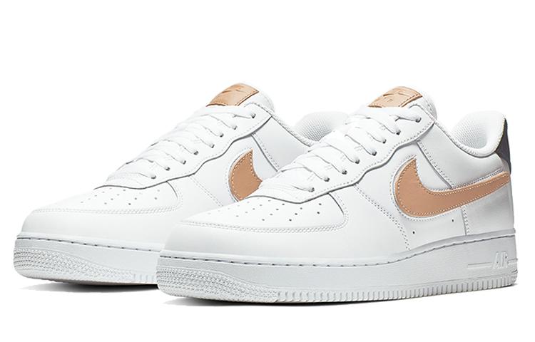 Nike Air Force 1 Low Пакет со сменным Swoosh Белый Vachetta Tan CT2253-100
