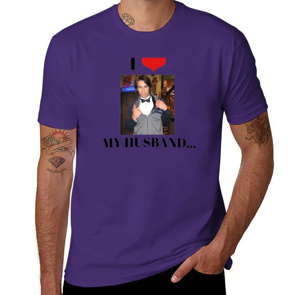 I Heart My Husband Spencer Shay Jerry Trainor Icarly T-Shirt boys whites quick-drying graphic t-shirts funny