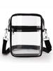 PVC Transparent Women's Shoulder Bag: Multifunctional Mobile Phone Messenger & Fitness Storage with Adjustable Strap