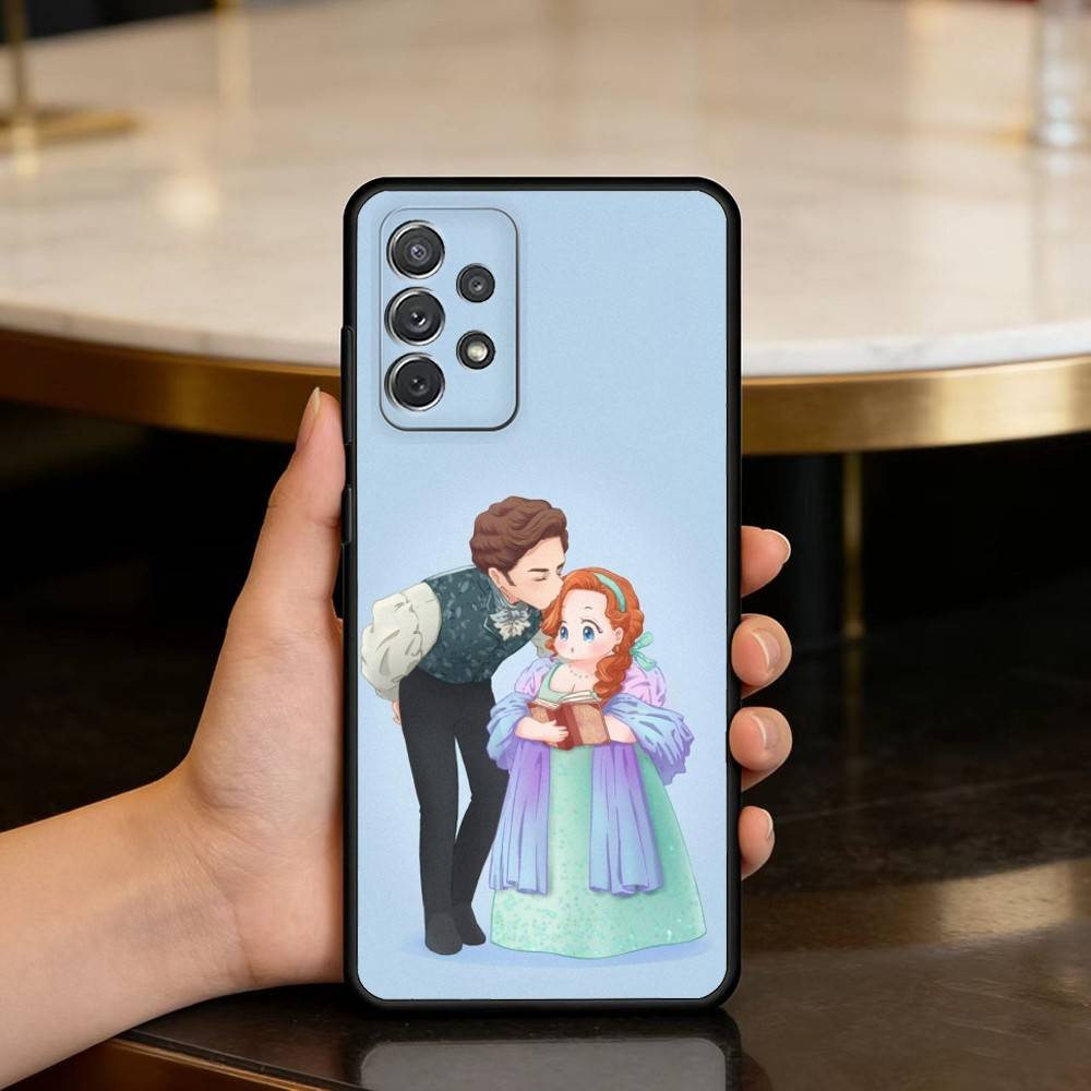 Чехол для телефона с фан-артом Колина и Пенелопы для Samsung Galaxy A73, A72, A71, A70, A53, A52, A51, Мягкий силиконовый черный чехол