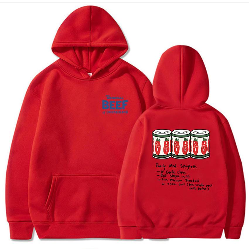 Мужская одежда Оригинальный Beef of Chicagoland Толстовки Модные Толстовки с длинным рукавом Женские Повседневные Харадзюку Sudaderas