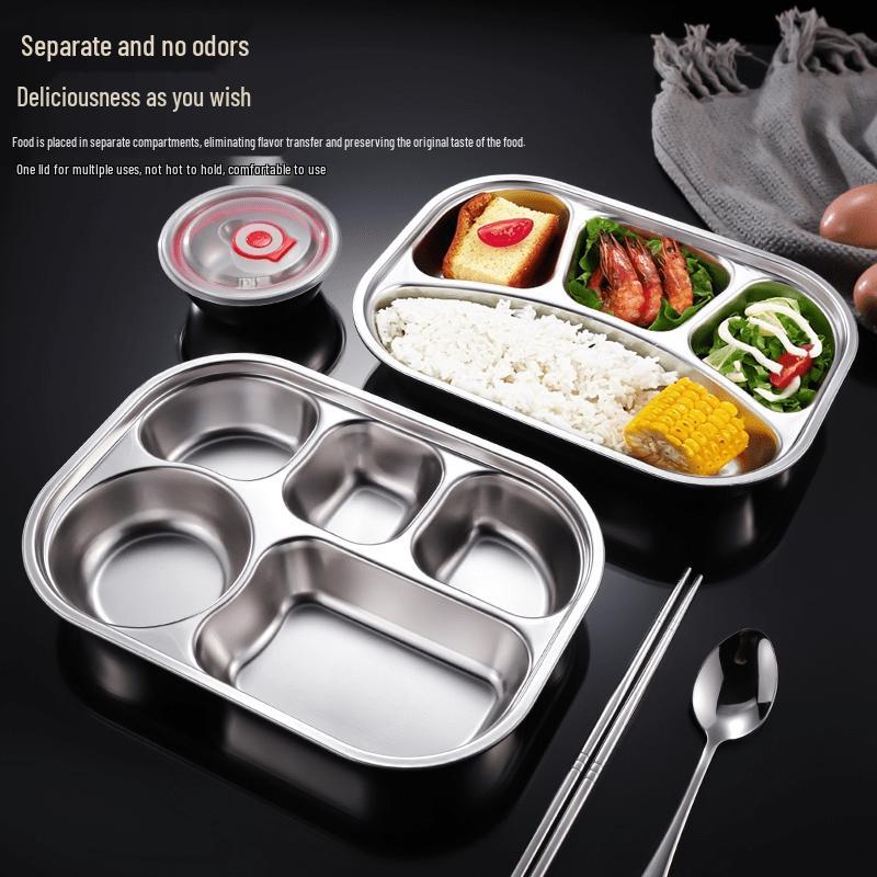 Yuanbin Yanno 316 Stainless Steel Divided Meal Box