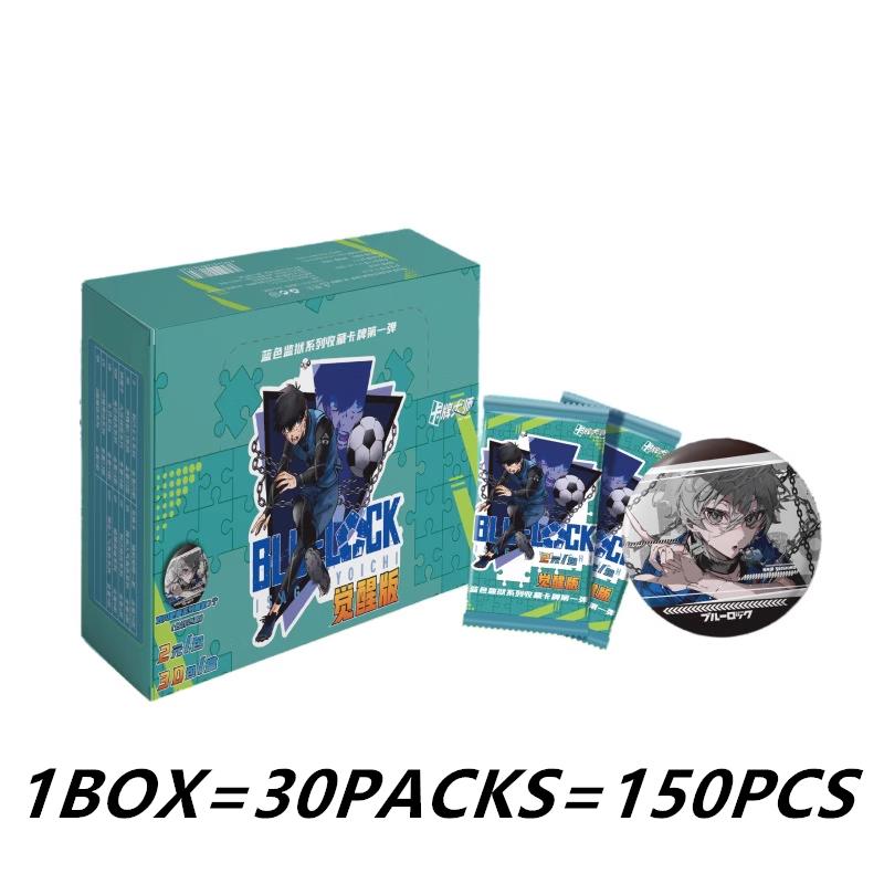 New Blue Lock Card Thread Teacher Rin Bee Music Back Nagi Makoto Shiro Guangu Blue Lock Anime Collection Card Stamp Change Cards
