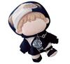 AXLUCE Plush Clothes - Hoodie - Plush Toy - Clothes - 10cm Doll (Black, 10cm)