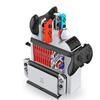 For Switch OLED Multi-function Storage Bracket Gamepad Charger Base NS Host Disc Storage Rack Can Store Game Cards