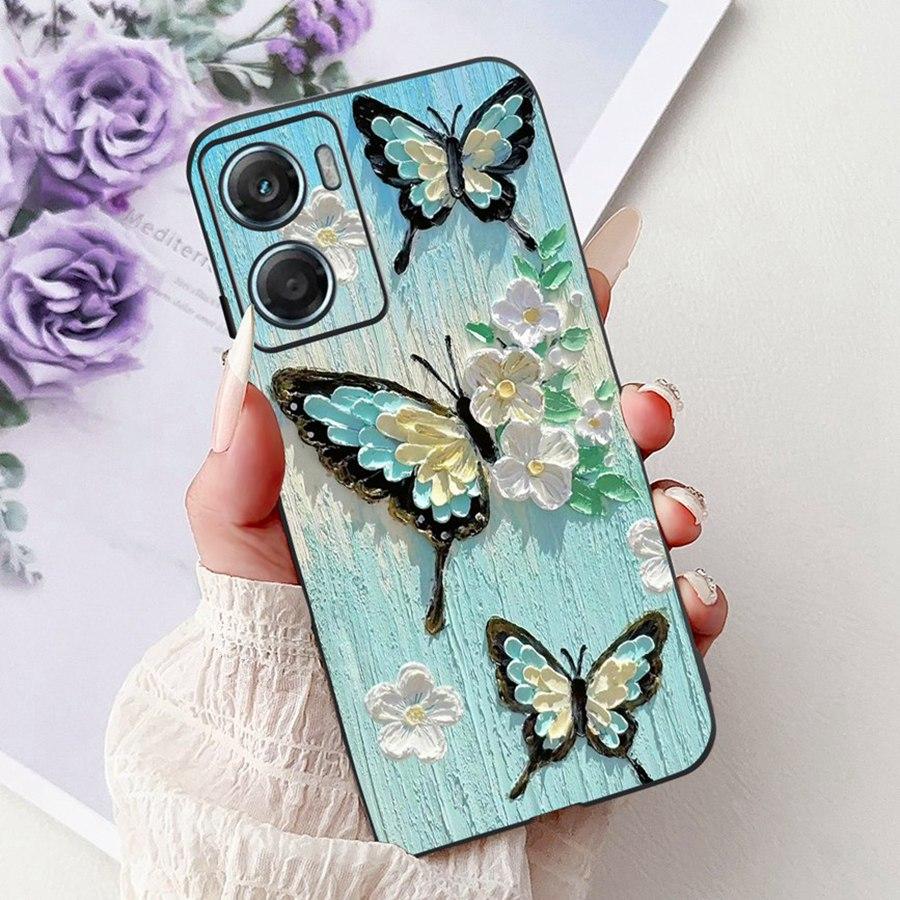 For Motorola Moto G06 Cases G06Power Cover Cartoon butterfly Soft TPU Silicon Back Cover For MotoG06 G 06 Power Phone Case