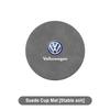 Для VOLKSWAGEN VW кожаная автомобильная подставка под стакан/кружку, противоскользящая подкладка, значок, автоаксессуары для Volkswagen Vw Golf 7 5 6 Mk4 Mk7 Mk5 Tiguan J
