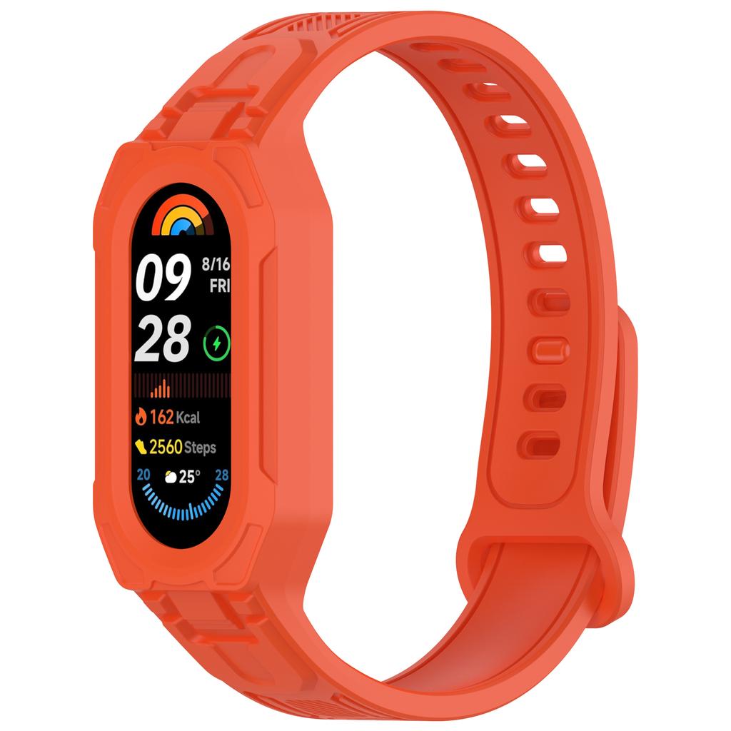Ремешок+Чехол для Xiaomi Mi Band 10 9 8 NFC miband Аксессуары для часов Спортивный силиконовый браслет Наручный ремешок pulseira correa Mi band 10